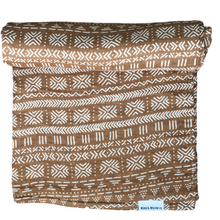 Load image into Gallery viewer, Organic Cotton &amp; Bamboo Swaddle - Owl Brown

